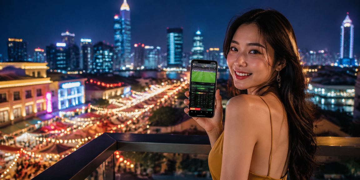 Không gian giải trí casino và cá cược trực tuyến tại Việt Nam với màn hình hiển thị tỷ lệ cược thể thao